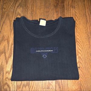 VTG 90s Harley Davidson Womens T Shirt